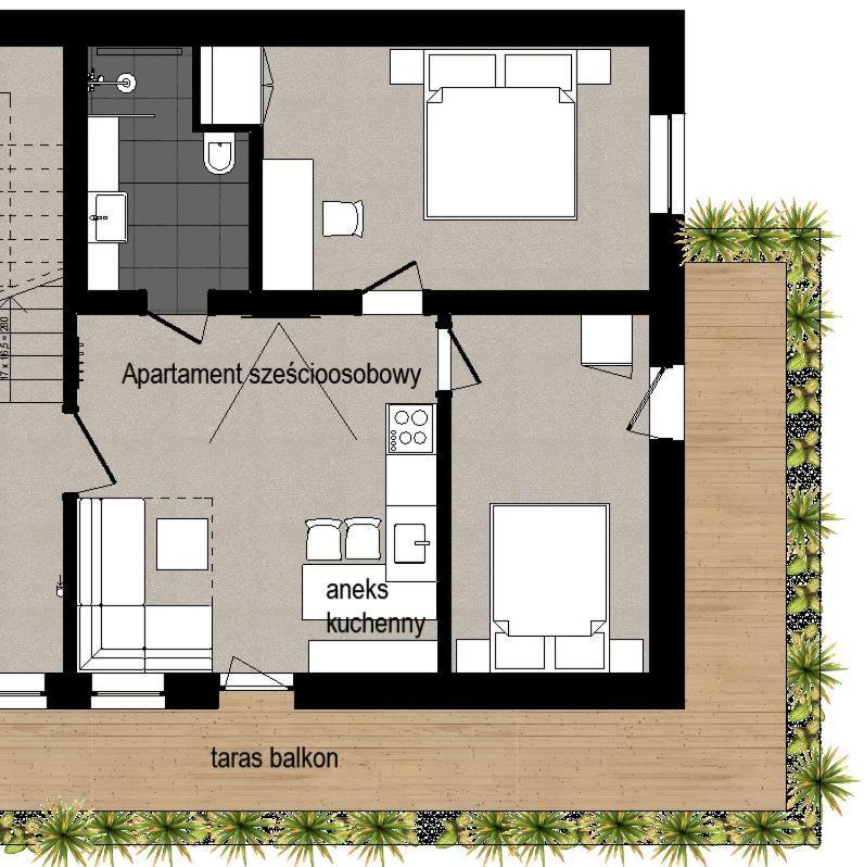 Ferienwohnung Wysowa Dwor Zimmer foto